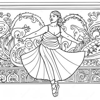 Dancer Coloring Pages