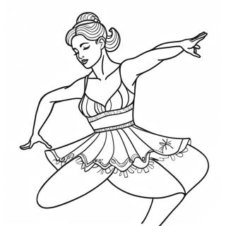 Dancer Coloring Page 49073-39167