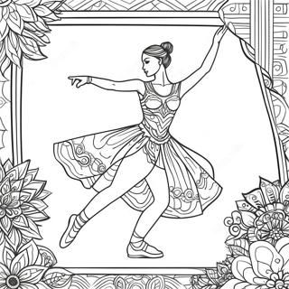 Dancer Coloring Page 49073-39168