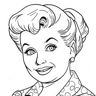 I Love Lucy Coloring Page 49083-39176