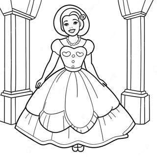 Lucy Ricardo In A Funny Dress Coloring Page 49084-39184