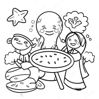 Joyful First Passover Celebration Coloring Page 49114-39205