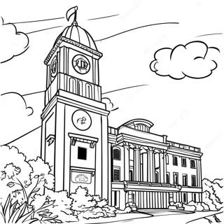 Purdue University Logo Coloring Page 49153-39234