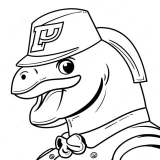 Purdue Boilermakers Mascot Coloring Page 49154-39240