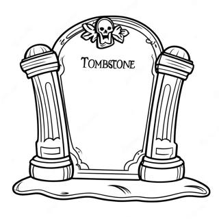 Tombstone Coloring Page 49163-39242