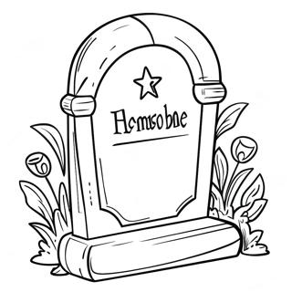 Tombstone Coloring Page 49163-39243