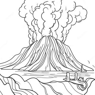 Natural Disasters Coloring Pages