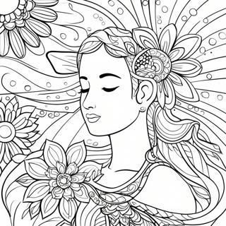 Calm Breathing Techniques Coloring Page 49194-39270