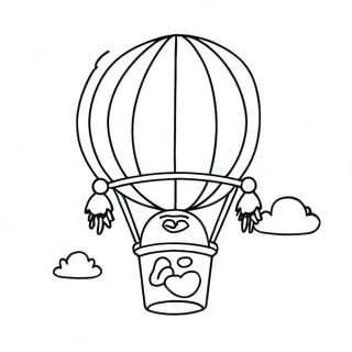 Balloon Coloring Pages