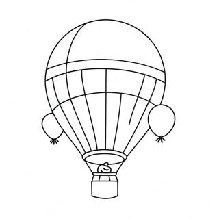 Colorful Balloon Coloring Page 491-383