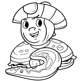 Little Caesars Logo Coloring Page 49203-39273