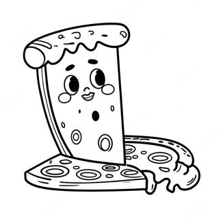 Little Caesars Pizza Slice Coloring Page 49204-39277