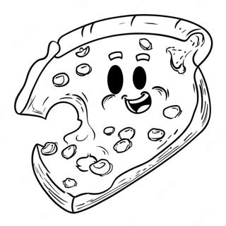 Little Caesars Pizza Slice Coloring Page 49204-39280