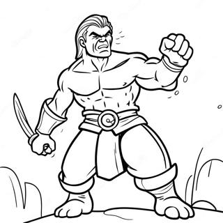 Angry Unforgiving Servant Coloring Page 49214-39285