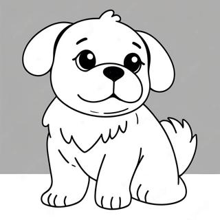 Maltese Dog Coloring Page 49223-39289