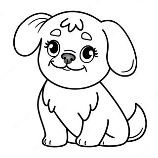 Maltese Dog Coloring Page 49223-39290