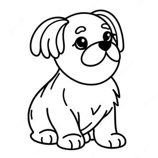 Maltese Dog Coloring Page 49223-39291