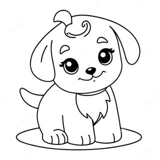 Cute Maltese Puppy Coloring Page 49224-39296