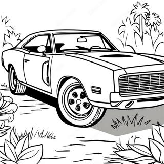 1970 Dodge Charger Coloring Pages