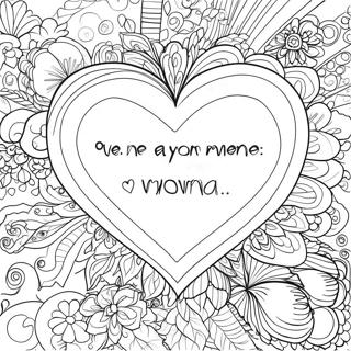 You Matter Heartfelt Message Coloring Page 49254-39319