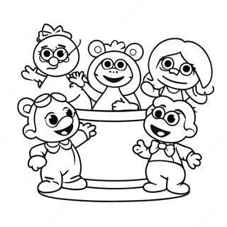 Muppet Babies Coloring Pages