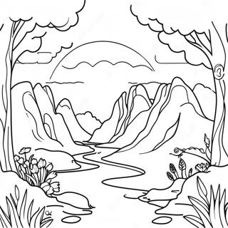 Ecclesiastes Nature Scene Coloring Page 49274-39334