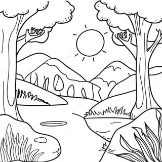 Ecclesiastes Nature Scene Coloring Page 49274-39335