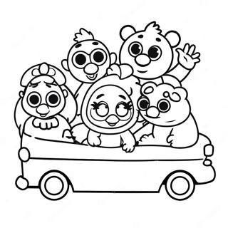 Adventurous Muppet Babies Coloring Page 4927-4049