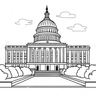 Fun Government Building Coloring Page 49294-39347