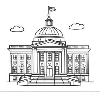 Fun Government Building Coloring Page 49294-39348