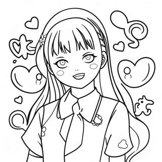 Kakegurui Characters Coloring Page 49314-39373