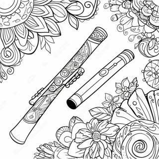 Flute Coloring Page 49343-39386