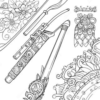 Flute Coloring Page 49343-39387