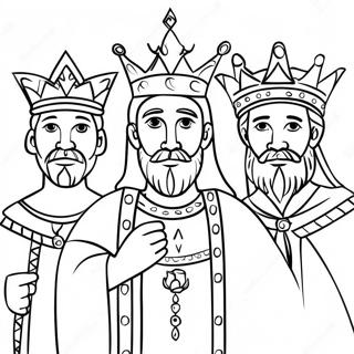 Three Kings Coloring Page 49353-39395