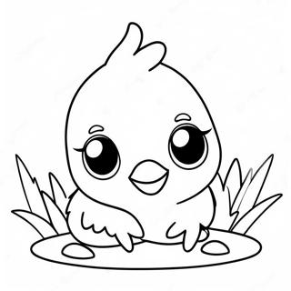 Baby Chick Coloring Pages