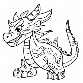 Dragon Elemental Ninjago Coloring Pages