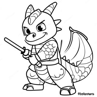 Dragon Elemental Ninjago Coloring Page 49373-39412