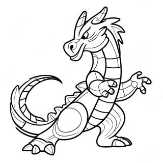 Fire Dragon Ninjago Coloring Page 49374-39417