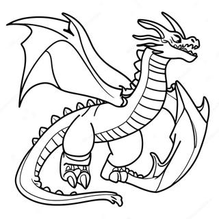 Fire Dragon Ninjago Coloring Page 49374-39419