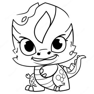 Fire Dragon Ninjago Coloring Page 49374-39420