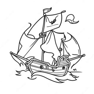 Pirate Flags Coloring Page 49403-39434