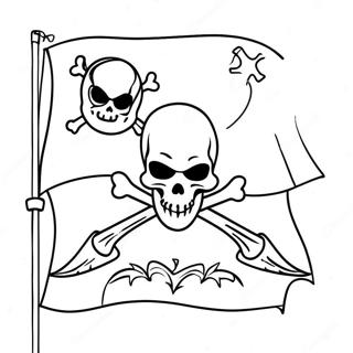 Pirate Flags Coloring Page 49403-39435