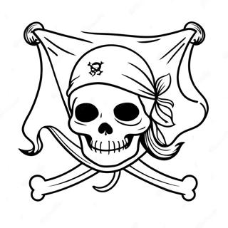 Pirate Flags Coloring Page 49403-39436