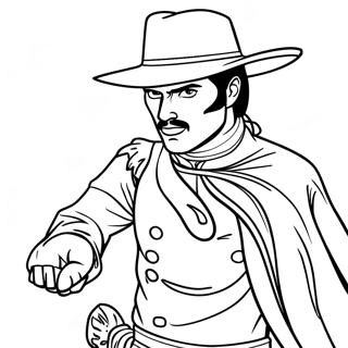 Zorro Coloring Page 49413-39442