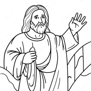 Follow Jesus Coloring Pages