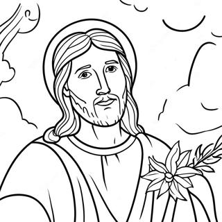 Follow Jesus Coloring Page 49423-39446