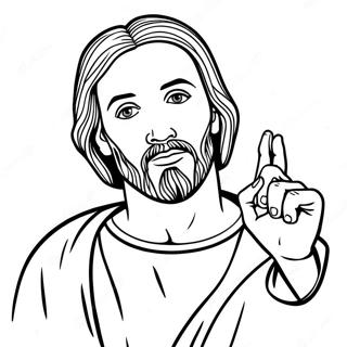 Follow Jesus Coloring Page 49423-39448