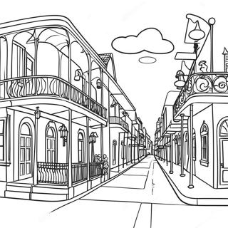 New Orleans Cityscape Coloring Page 49433-39458