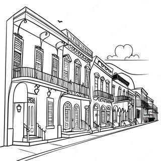 New Orleans Cityscape Coloring Page 49433-39459