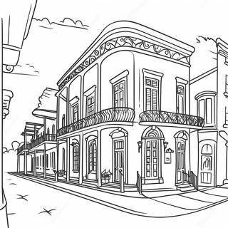 New Orleans Cityscape Coloring Page 49433-39460